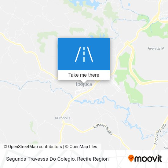 Segunda Travessa Do Colegio map