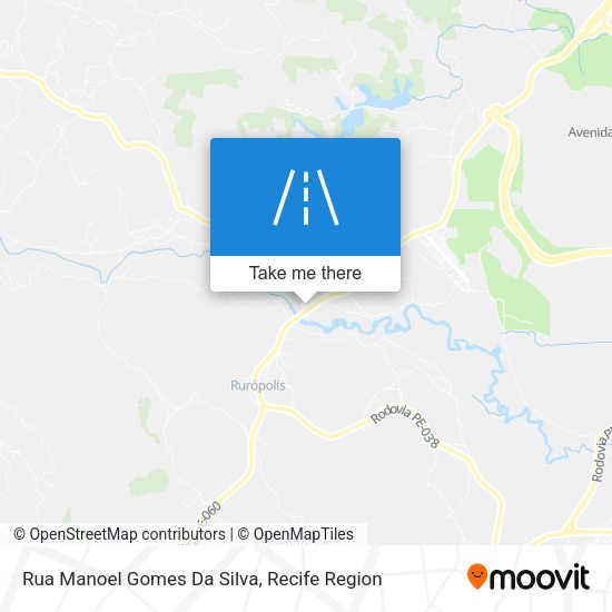 Rua Manoel Gomes Da Silva map