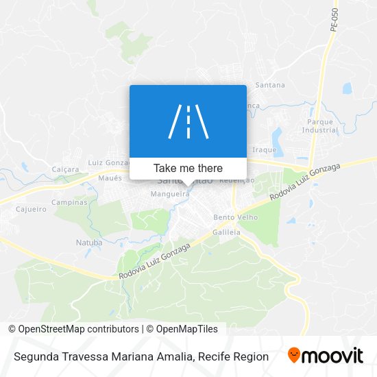 Segunda Travessa Mariana Amalia map