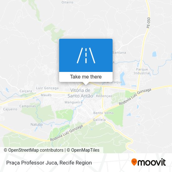 Praça Professor Juca map