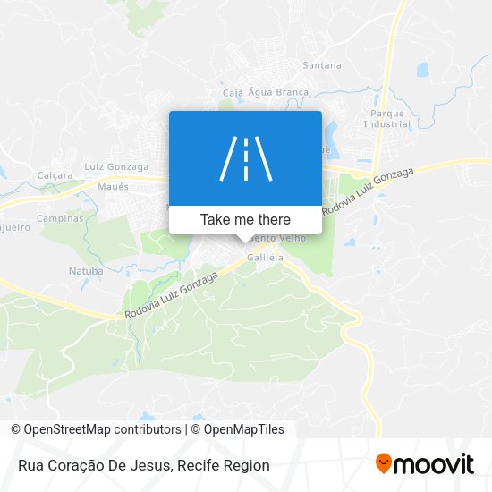 Rua Coração De Jesus map
