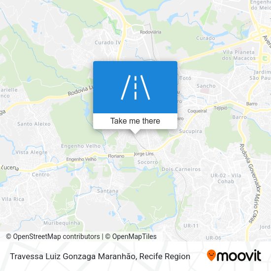 Travessa Luiz Gonzaga Maranhão map