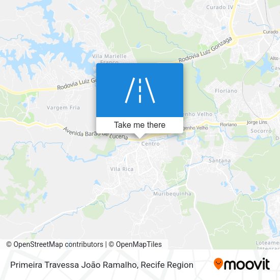 Primeira Travessa João Ramalho map