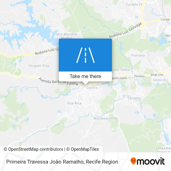 Primeira Travessa João Ramalho map