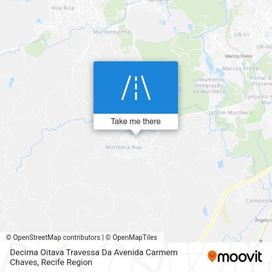 Decima Oitava Travessa Da Avenida Carmem Chaves map