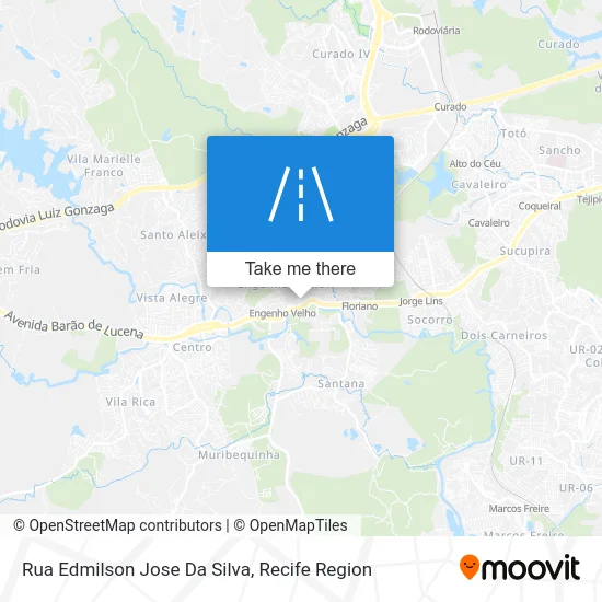 Rua Edmilson Jose Da Silva map
