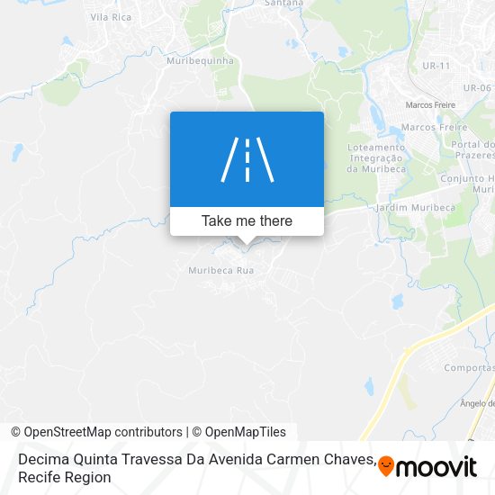 Decima Quinta Travessa Da Avenida Carmen Chaves map