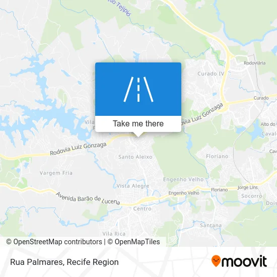 Rua Palmares map