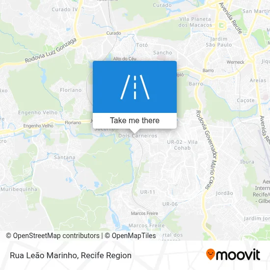 Rua Leão Marinho map