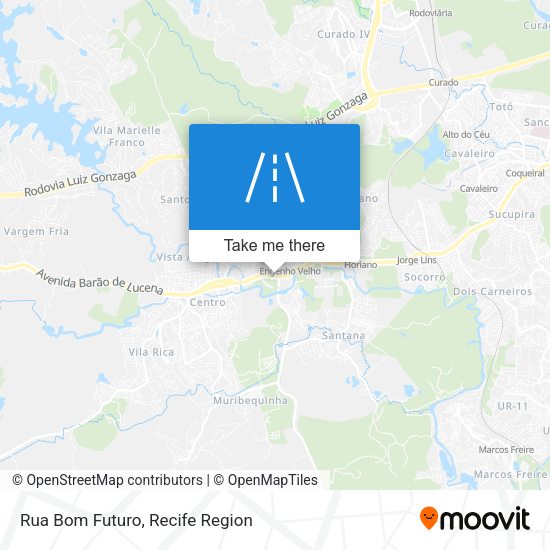 Rua Bom Futuro map