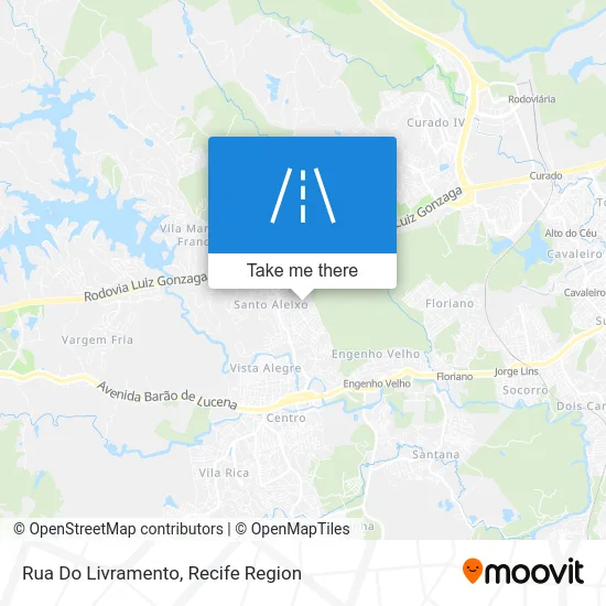 Rua Do Livramento map