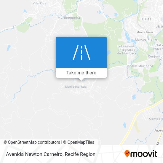 Avenida Newton Carneiro map