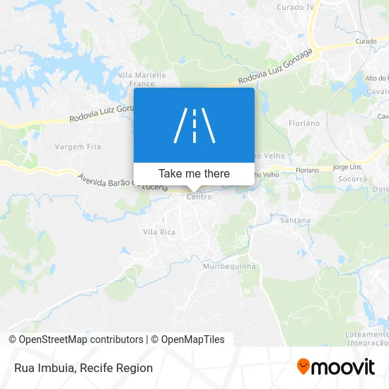 Rua Imbuia map