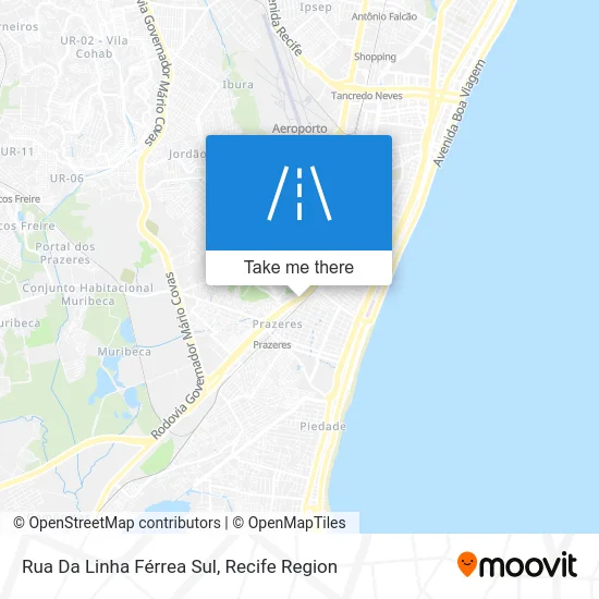 Rua Da Linha Férrea Sul map