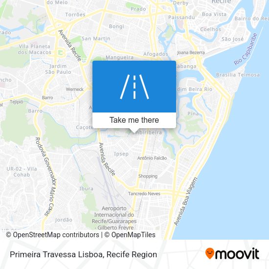 Primeira Travessa Lisboa map