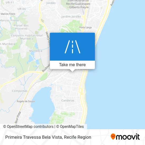 Primeira Travessa Bela Vista map