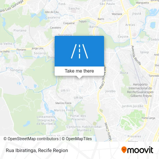 Rua Ibiratinga map