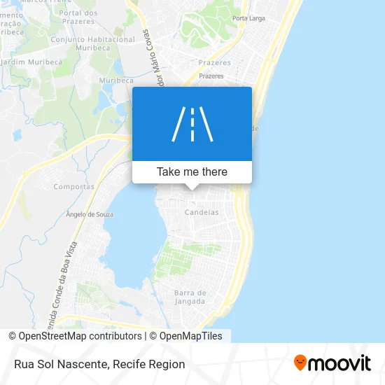 Rua Sol Nascente map