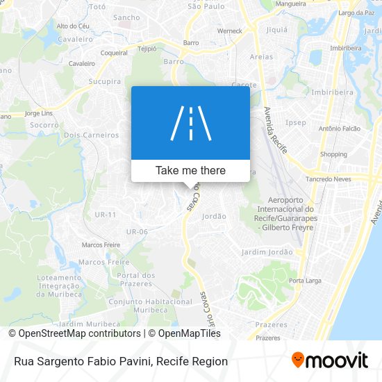 Rua Sargento Fabio Pavini map