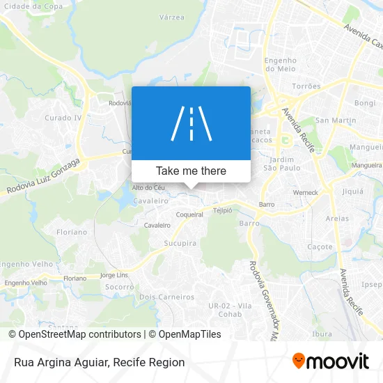 Rua Argina Aguiar map