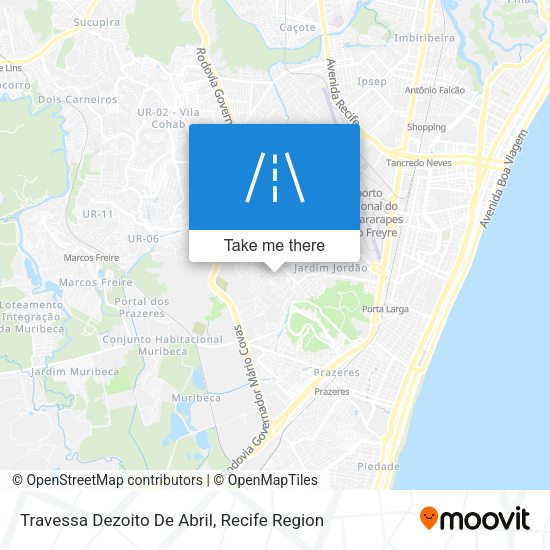 Travessa Dezoito De Abril map