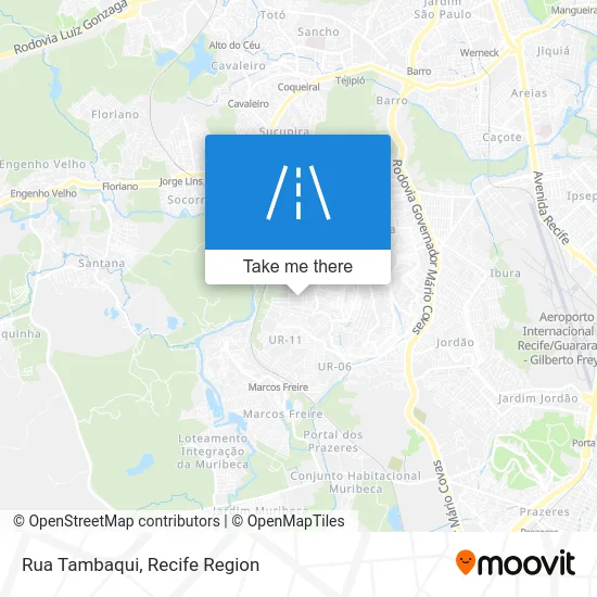 Rua Tambaqui map