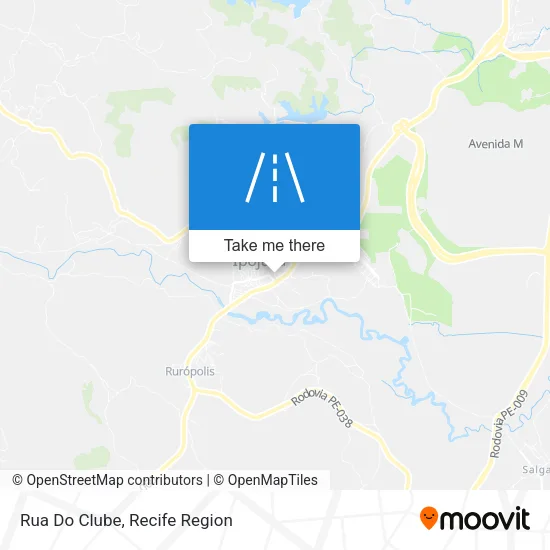 Rua Do Clube map