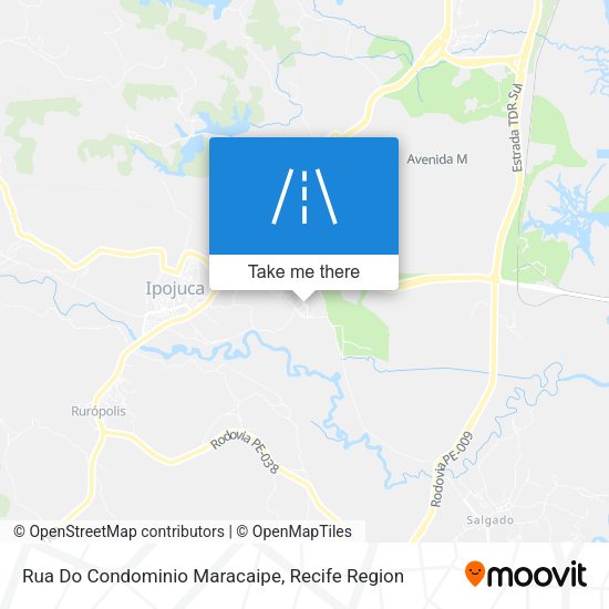 Rua Do Condominio Maracaipe map