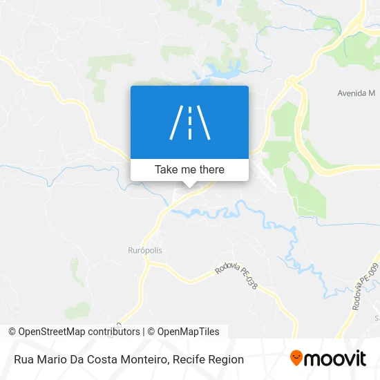 Rua Mario Da Costa Monteiro map