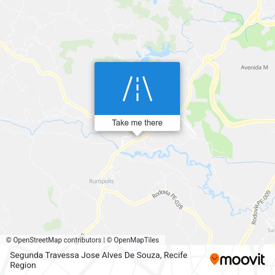 Segunda Travessa Jose Alves De Souza map