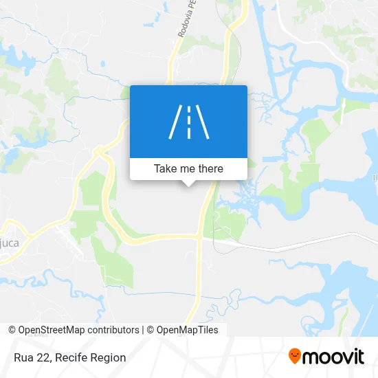 Rua 22 map