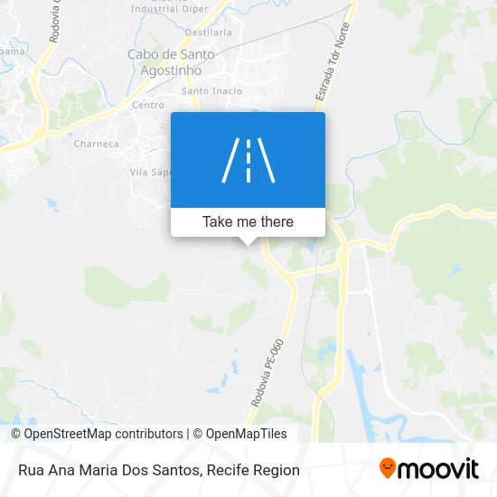 Rua Ana Maria Dos Santos map