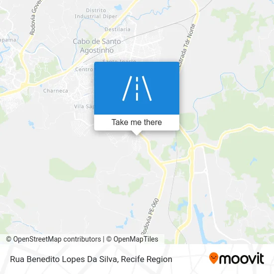 Rua Benedito Lopes Da Silva map