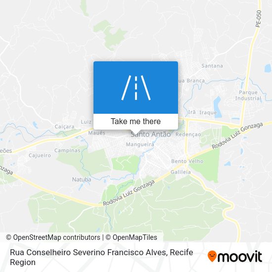 Rua Conselheiro Severino Francisco Alves map