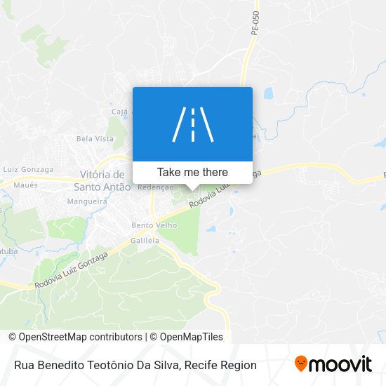 Rua Benedito Teotônio Da Silva map
