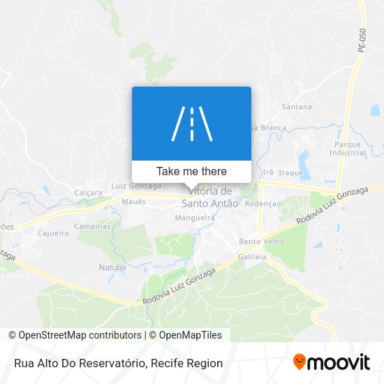 Rua Alto Do Reservatório map