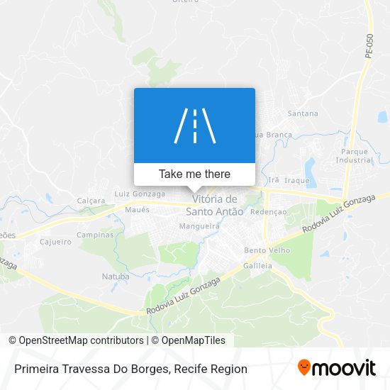 Primeira Travessa Do Borges map