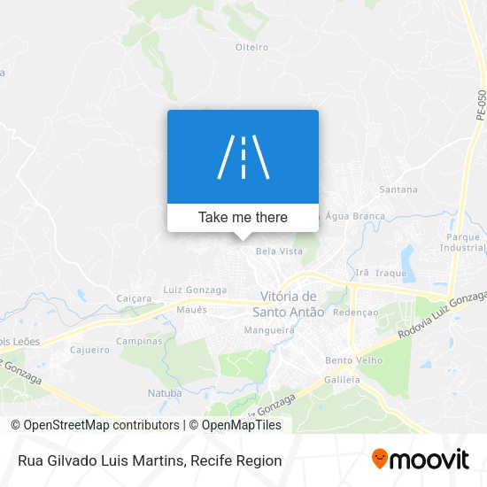 Rua Gilvado Luis Martins map