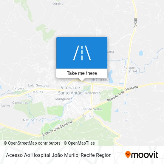 Acesso Ao Hospital João Murilo map