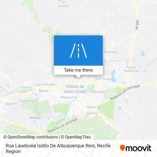 Rua Laudiceia Isídio De Albuquerque Reis map