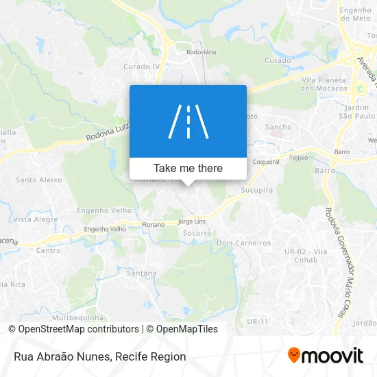 Rua Abraão Nunes map