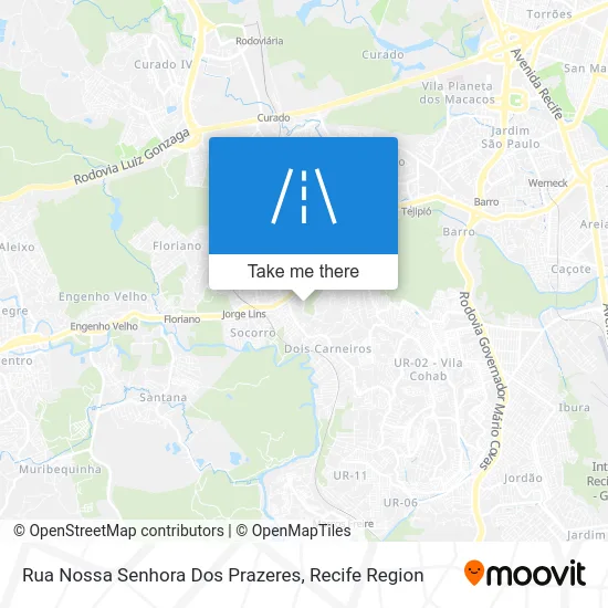 Rua Nossa Senhora Dos Prazeres map