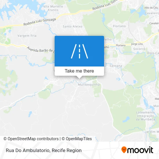 Rua Do Ambulatorio map