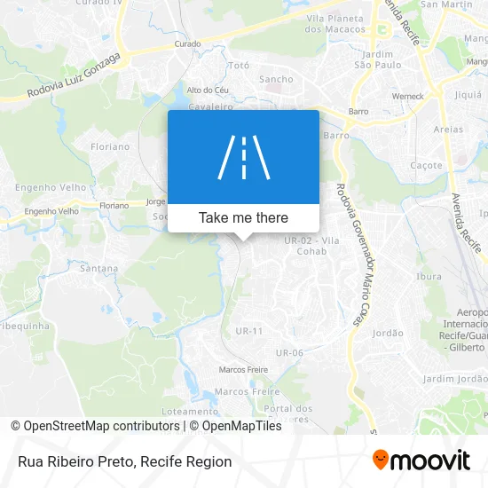 Rua Ribeiro Preto map