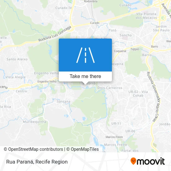Rua Paraná map