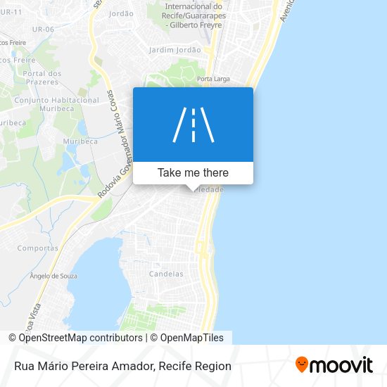 Rua Mário Pereira Amador map