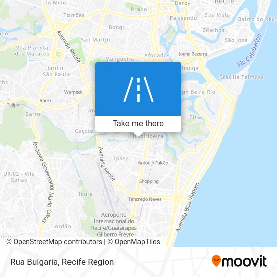 Rua Bulgaria map