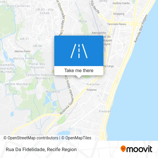 Rua Da Fidelidade map