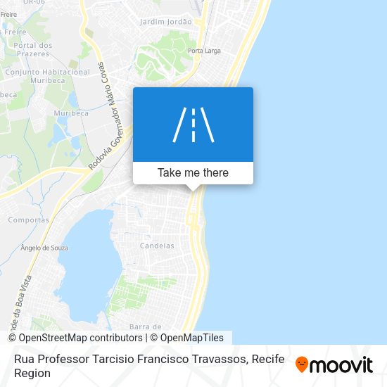 Rua Professor Tarcisio Francisco Travassos map