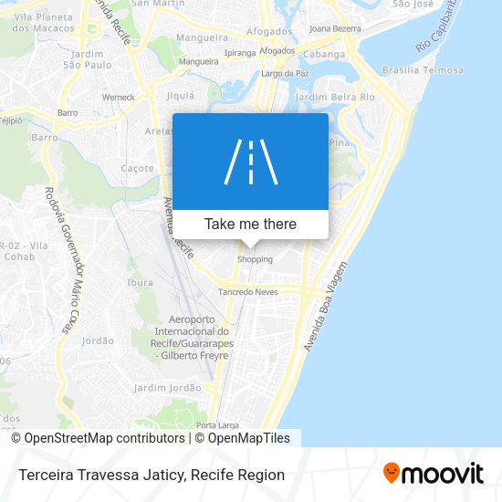 Terceira Travessa Jaticy map